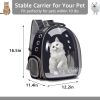 Cat Backpack Carrier Bubble Bag; Small Dog Backpack Carrier for Small Dogs; Space Capsule Pet Carrier Dog Hiking Backpack Airline Approved Travel