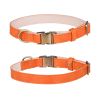 Leather dog collar; Leather Dog Collar Soft Padded Breathable Adjustable Tactical Pet Collar with Durable Metal Buckle for Small Medium Large Dog