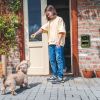 Ultrasonic Anti-Barking Device Rechargeable Auto Dog Bark Control Deterrent Box Training Device IPX4 Waterproof with 3 Frequency Max 32.8Feet Sen